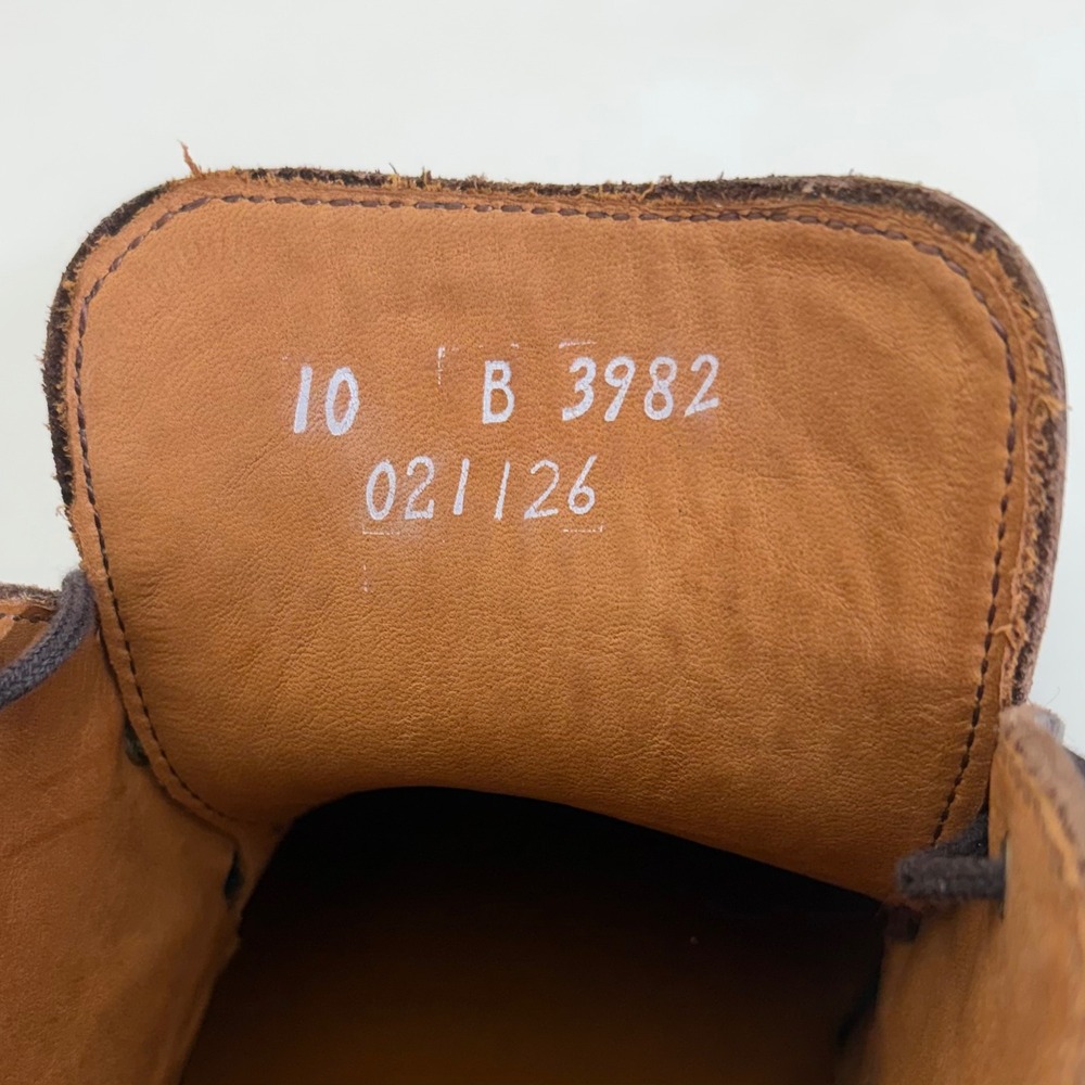 Allen Edmonds Discovery Chukka Boots Mens 10 B Brown Leather Suede 3982 Narrow - Picture 9 of 10